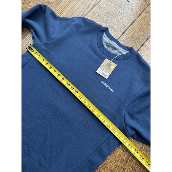 Patagonia Fitz Roy Icon Uprisal Crew Sweatshirt Men’s M / Womens L Blue NWT - Picture 6 of 6